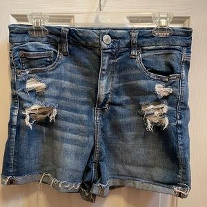 Women’s American Eagle Ne(x)t level stretch denim shorts, size 10.